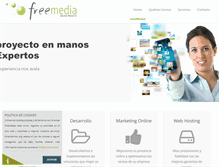 Tablet Screenshot of freemediainternet.com
